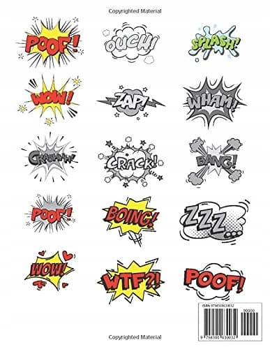 Blanc Comic Book: A range of templates, drawing paper activity books, 8.5"