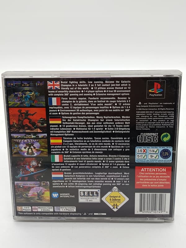 PITBALL for PlayStation (PSX) – boxed version