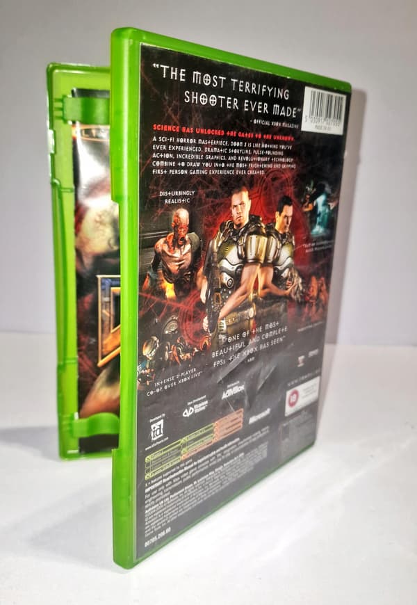 DOOM 3 game for Xbox – Microsoft Xbox 3XA – READ THE DESCRIPTION!