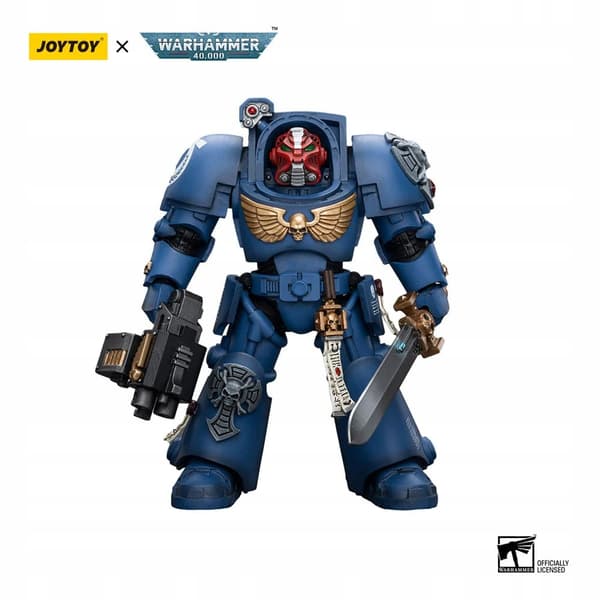 Ultramarines Terminator Squad Sergeant with Power Sword and Teleport Homer
