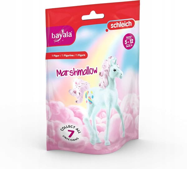 Schleich Bayala Marshmallow Unicorn Collectable Figurine, multicoloured