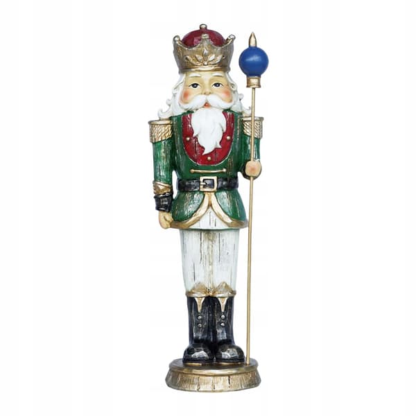 10-inch Christmas Nutcracker Soldier Birthday Present Desktop Display Green