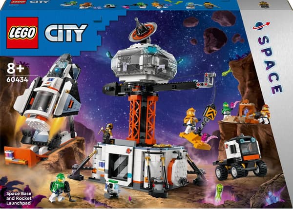 LEGO City 60434 Space Station and Rocket Launch Pad – Pudełko Outlet