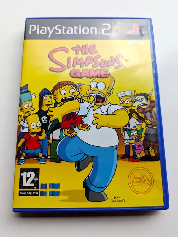 *** THE SIMPSONS GAME PLAYSTATION 2 PS2 PSX ***