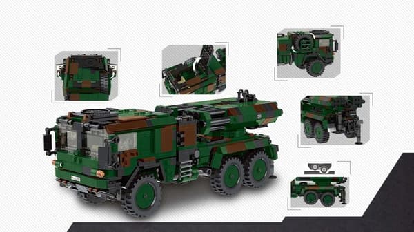 Technic Building Blocks: Lars2 Military Rocket Launcher [XB-06048]