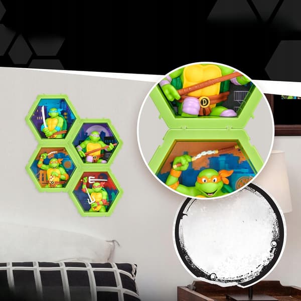 4D Pods Ninja Turtles Raphael Collectable Figure TMNT Ninja Turtles 3D