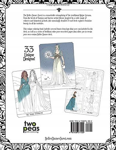 The Belles Dames Tarot Colouring Book