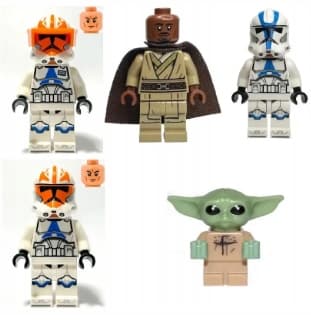 LEGO 1 random STAR WARS MINIFIGURE + accessory with a minifigure hat – NEW