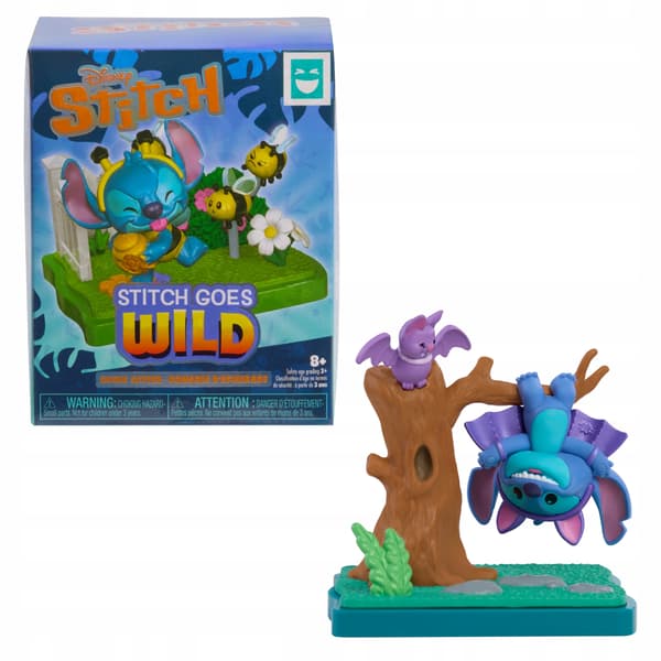 Disney Stitch Goes Wild Surprise Collectable Figure 46457