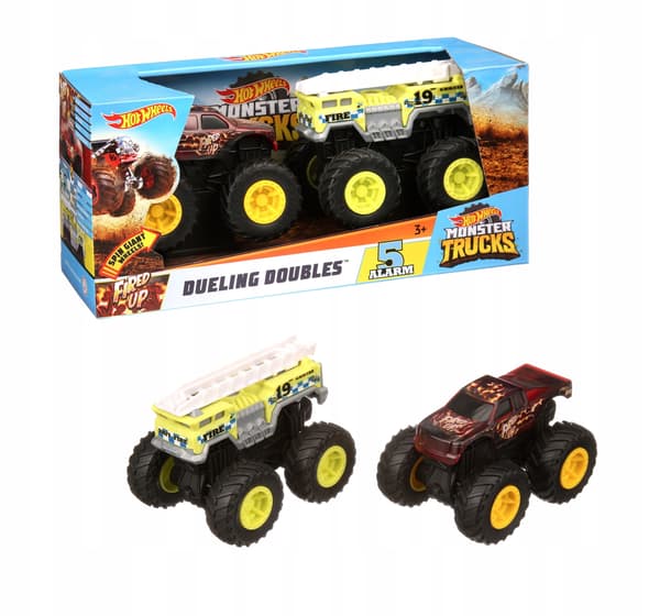 HOT WHEELS MONSTER TRUCKS 2-PACK: TWO VEHICLES GCN50