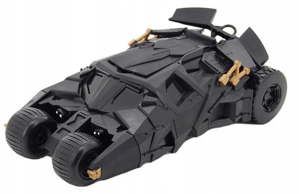 BATMAN FIGURINE + BATMOBILE CAR BY MATTEL – NEW EDITION