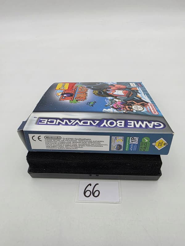 GAME BOY ADVANCE WORMS BLAST ORIGINAL CARDBOARD BOX