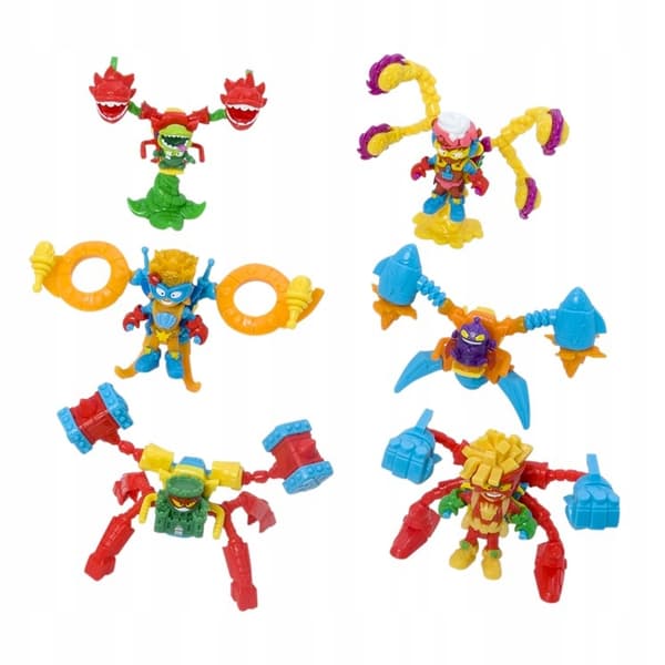 SUPERTHINGS MUTANT BATTLE KIDS 2 TOUCHDOWN & SANDY SUMMER FIGURES + BONUS