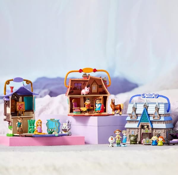 DISNEY Playhouse Figurines: RAPUNZEL FROM TANGLED Animators