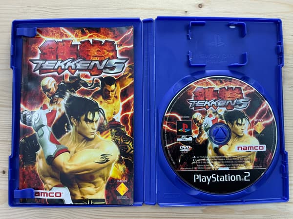 TEKKEN 5 disc – very good+ condition, complete set, Polish edition for PS2