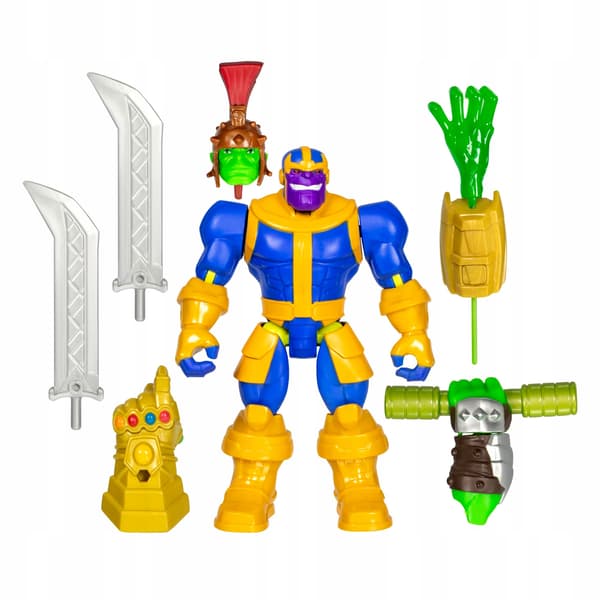 Marvel Mixmashers Thanos Avengers Hulk Deluxe Action Figure with 5 Accessories