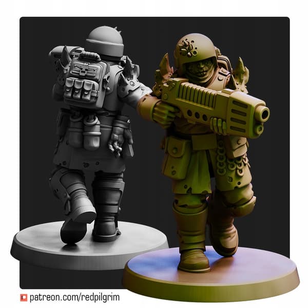 Oathbreakers Miasmic Cohort x5 Red Pilgrim Miniature