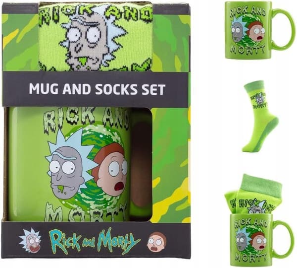 RICK AND MORTY: RICK AND MORTY MUG AND SOCK SET