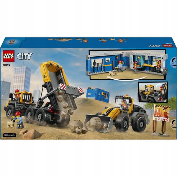LEGO City 60494 Dump Truck and Front-Loader