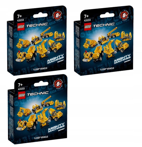Lego Technics 42233 Mighty Machines | 3 pieces