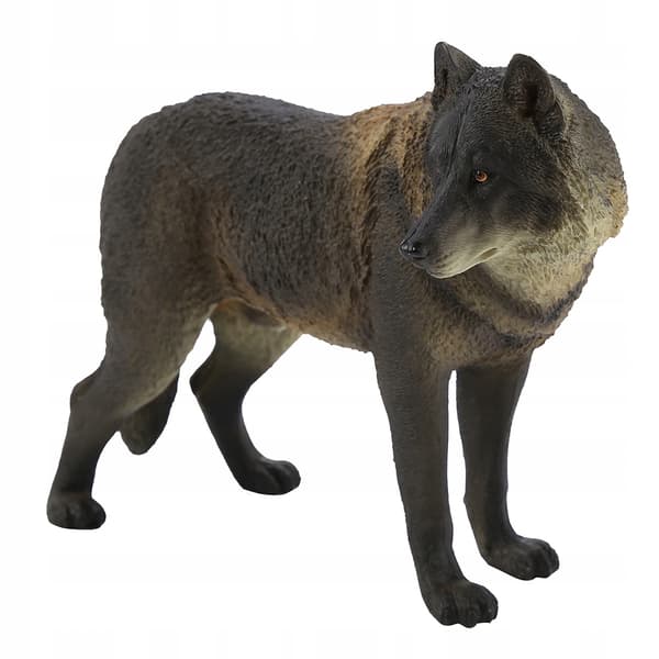 WOLF FIGURINE 17.5 × 6 × 13.5 cm WILD NATURE SIMULATION MODEL