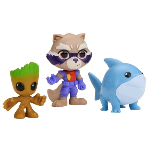 Disney Rocket, Groot and Jeff the Shark Figures 3-Pack – Spidey Hasbro G3045