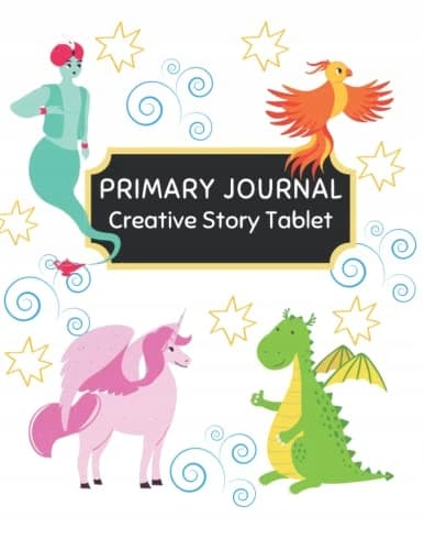 Primary Journal Creative Story Pad: Fantasy Creatures 8.5 x 11 – 100 sheets