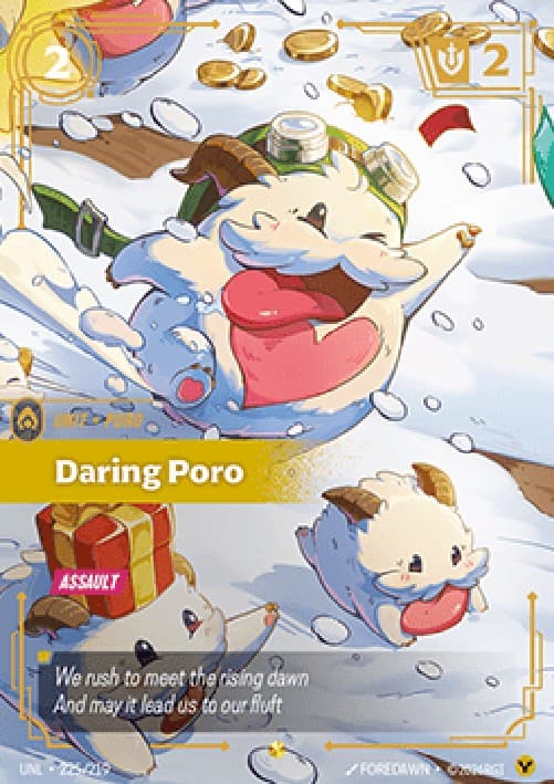 Riftbound UNL Daring Poro