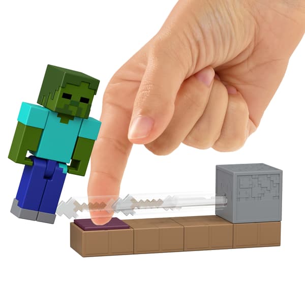 Minecraft Set with a trap and a figure