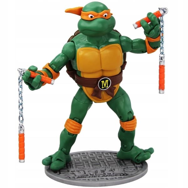 Playmates NINJA TURTLES Michelangelo Collectable Figure 34 Movable Joints