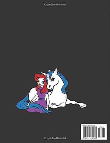 Princess Composition Notebook: Little Princess with Unicorn Composition N