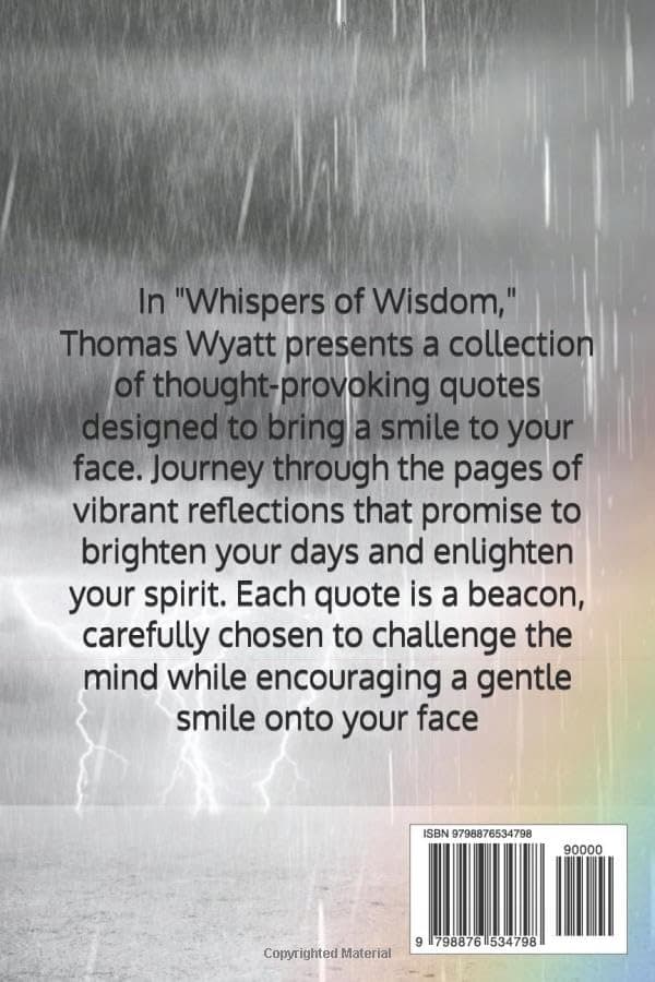 Wyatt, Thomas *When It Rains: 365 Thoughts To Make You Smile*