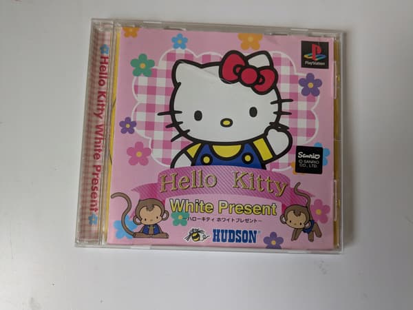 Hello Kitty: White Present – Sony PlayStation PS1 PSX NTSC-J