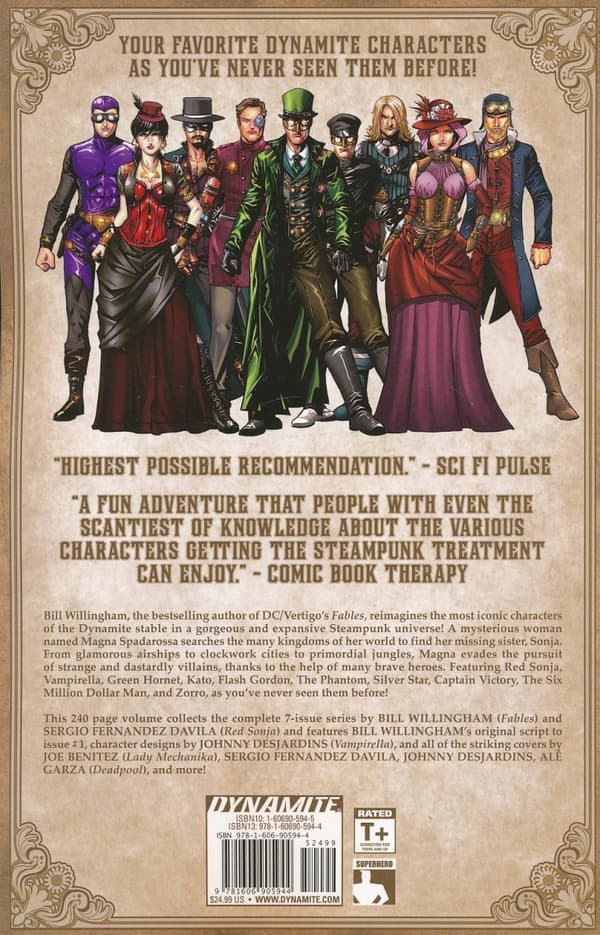 Legenderry: A Steampunk Adventure by Bill Willingham