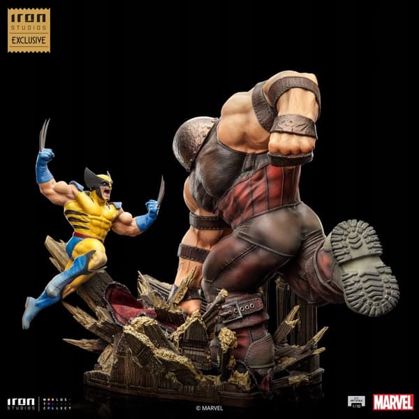 Marvel BDS Art Scale 1/10 Wolverine vs Juggernaut figurine - Iron Studios