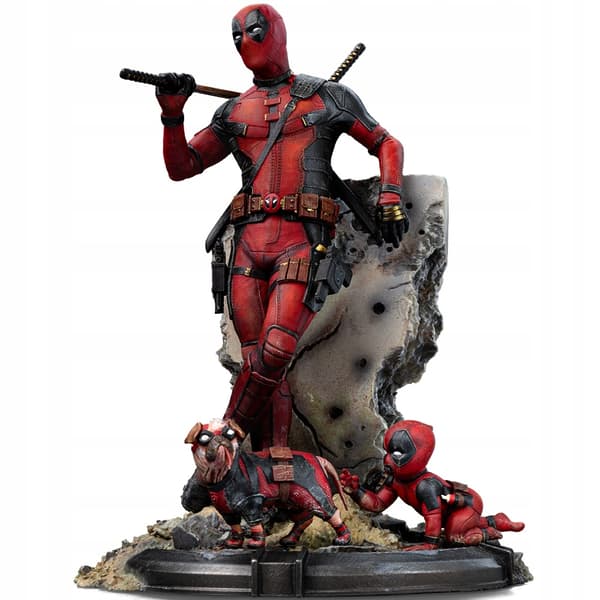 Iron Studios Deadpool & Wolverine – Deadpool, 1:10 – 21 cm