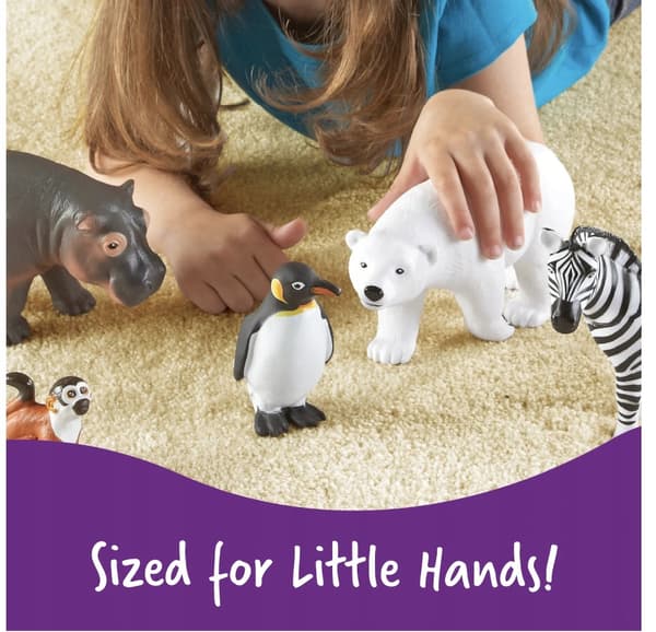 Learning Resources – Jumbo Zoo Animals – large zoo animal figures