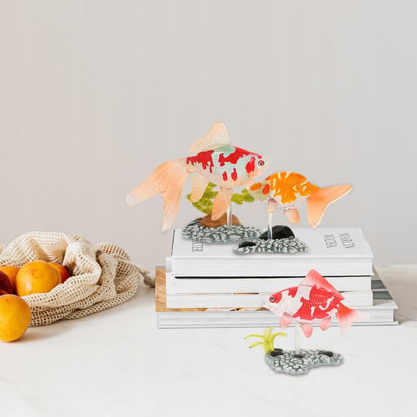 DECORATIVE FISH FIGURINES FOR YOUR DESK – SET OF 6