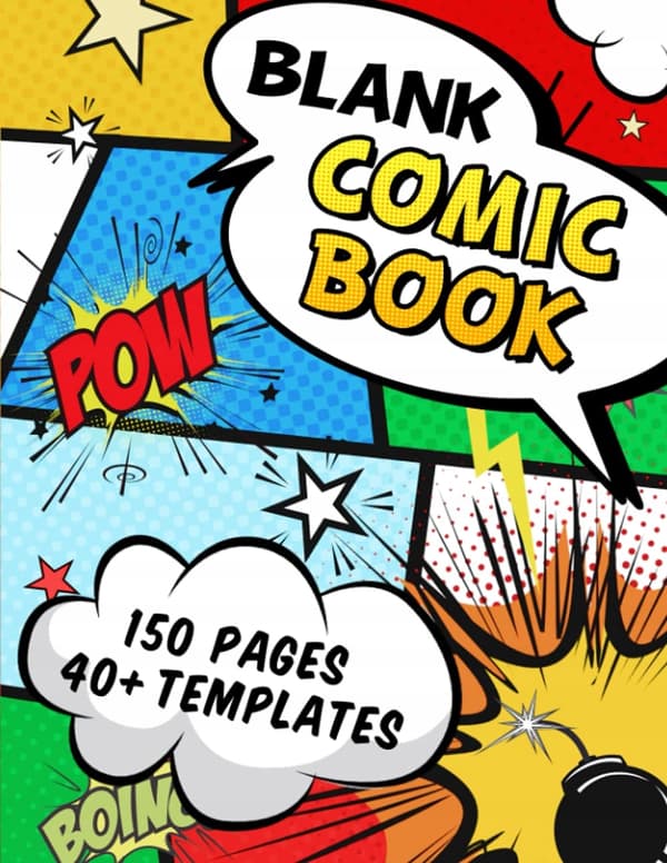 Blank Comic Book: Create Your Own Comics – 40+ Unique Template Designs wi