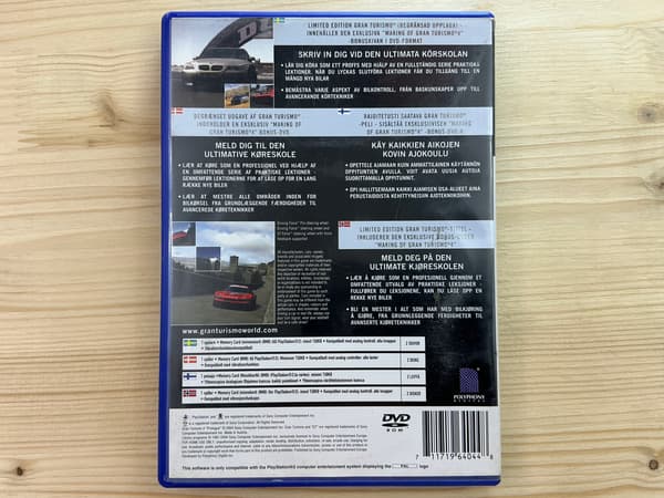 GRAN TURISMO 4 GT4 – perfect condition discs – complete PS2 set