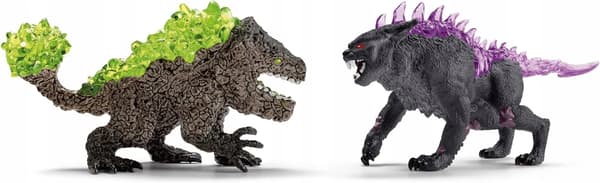 Schleich Eldrador Set of 2 Figures: Shadow Lynx and Stone Crusher