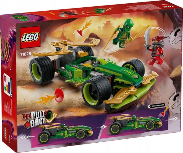 LEGO 71828 NINJAGO Lloyd’s Pull-Back Racing Car
