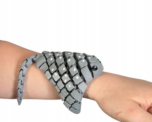 3D stingray – a segmented, movable, flexible figurine, a stress-relief gadget