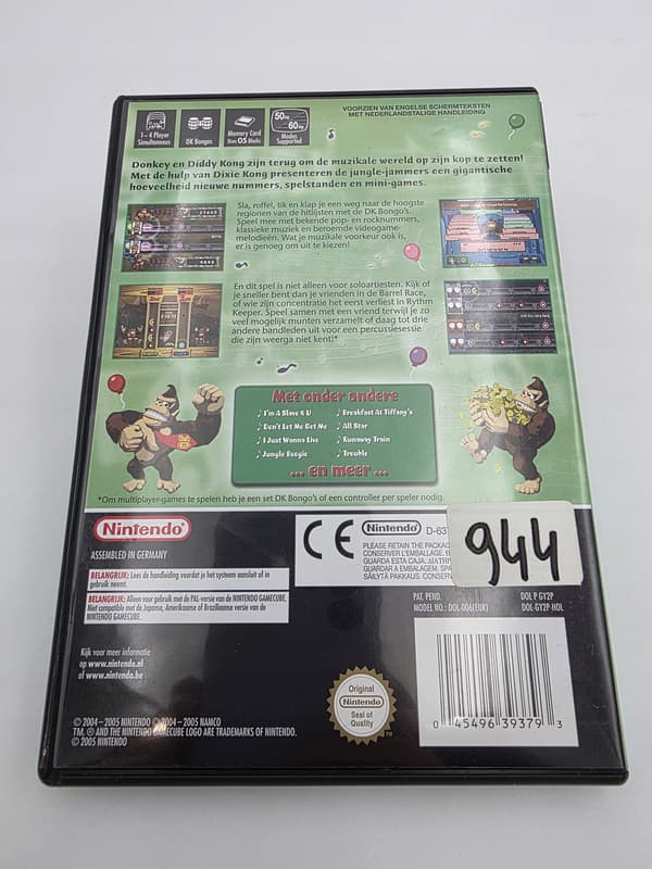 NINTENDO GAMECUBE DONKEY KONGA 2 ORIGINAL