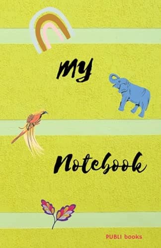 Sweet Notebook for children, 140 lined pages, size 5.5 x 8.5