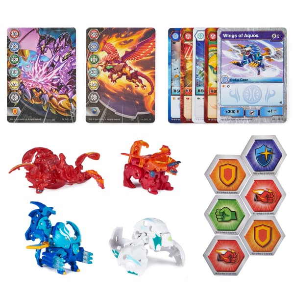 Spin Master Bakugan Legends 4-piece figure set
