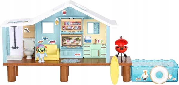 MOOSE TOYS Bluey Beach Hut Bluey Set