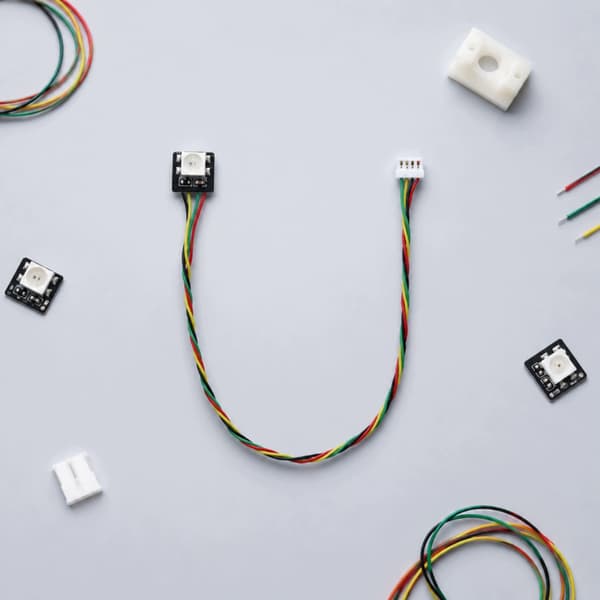 LED light panel with a PCB-compatible plug-in cable for model-making