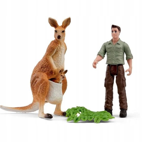 Schleich Pocket Set: Looking after a Young Kangaroo 81540
