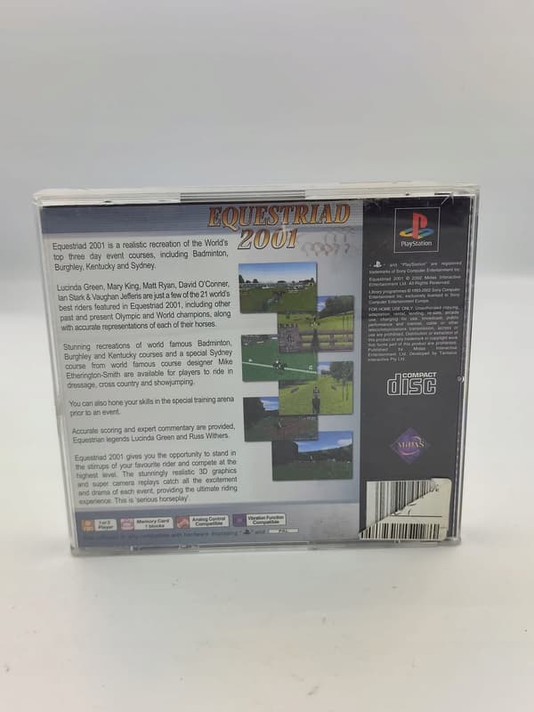 EQUESTRIAD 2001 PSX PS1 Sony PlayStation (PSX)